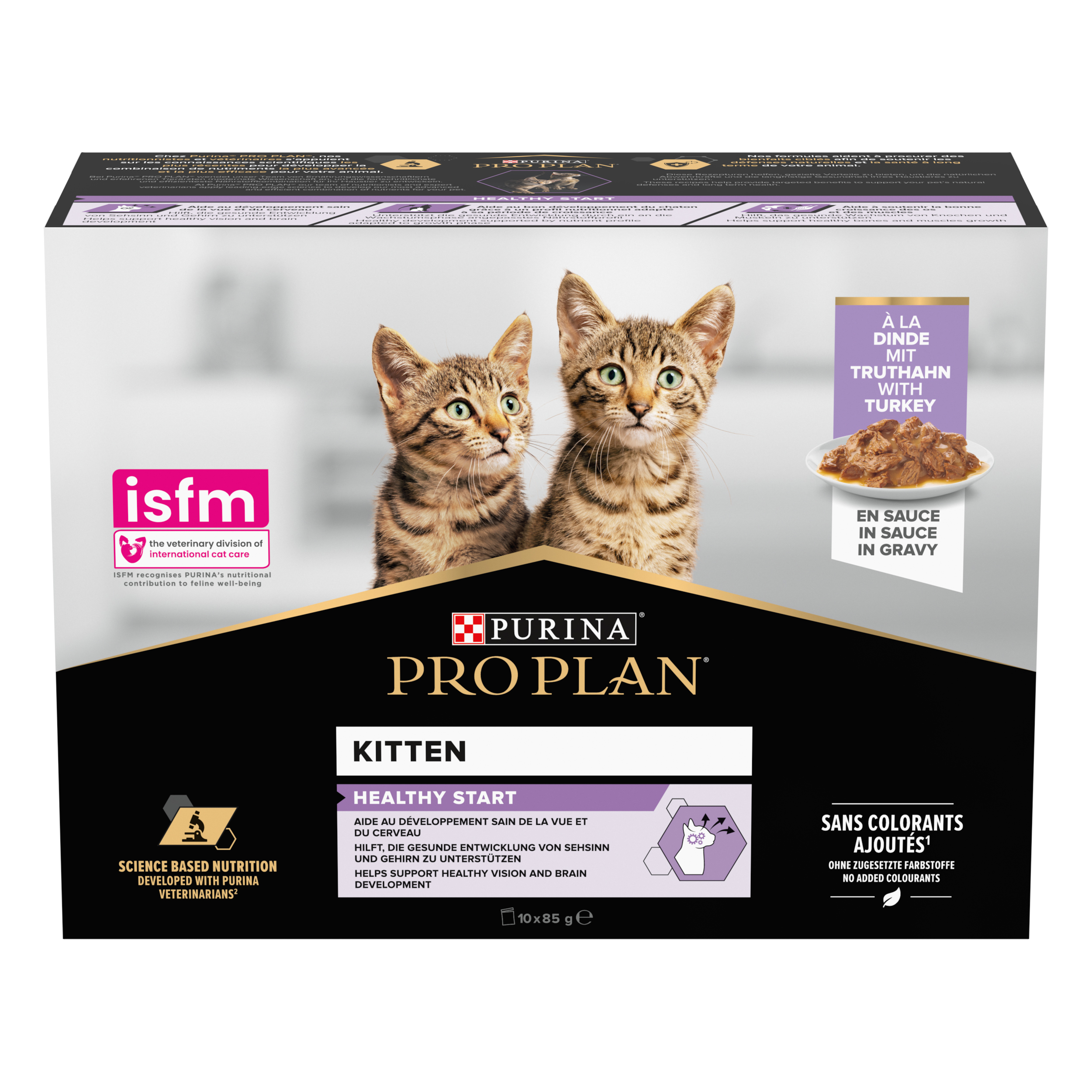 PURINA PRO PLAN® kitten umido multipack tacchino in salsa