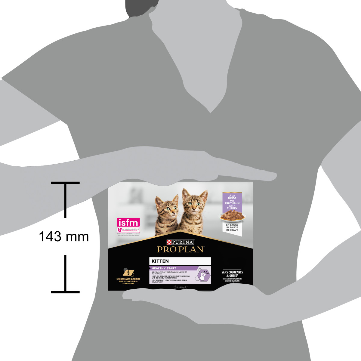 PURINA PRO PLAN® kitten umido multipack tacchino in salsa
