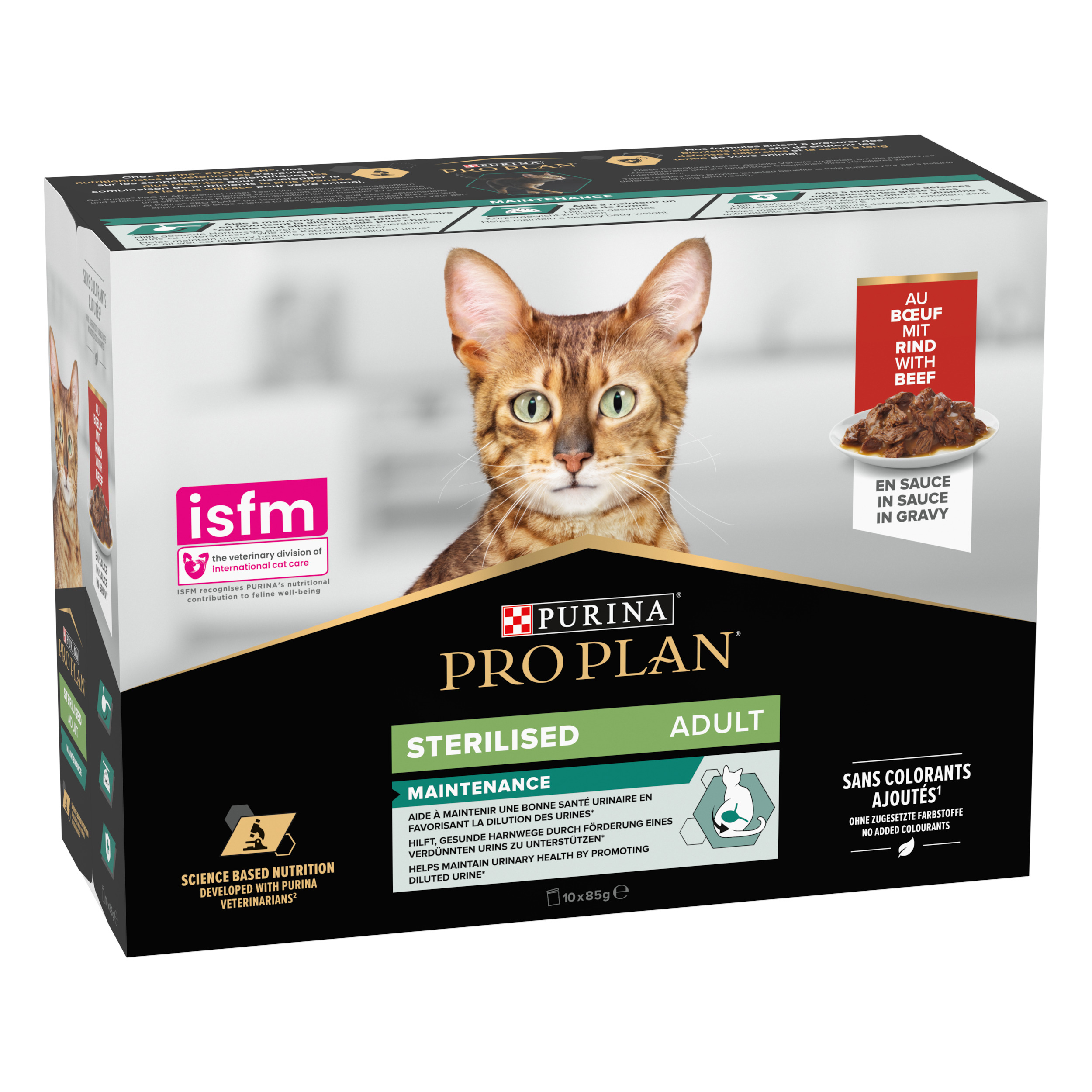 PURINA PRO PLAN® sterilised adult umido multipack manzo in salsa