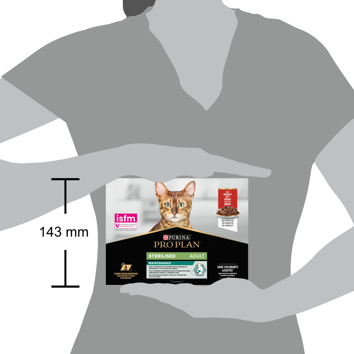 PURINA PRO PLAN® sterilised adult umido multipack manzo in salsa