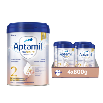 APTAMIL PROFUTURA Duobiotik 2 - Latte di proseguimento in Polvere 4x800g 