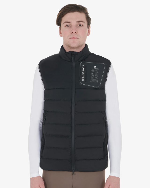 Smanicato uomo tessuto elastico con patch siliconica