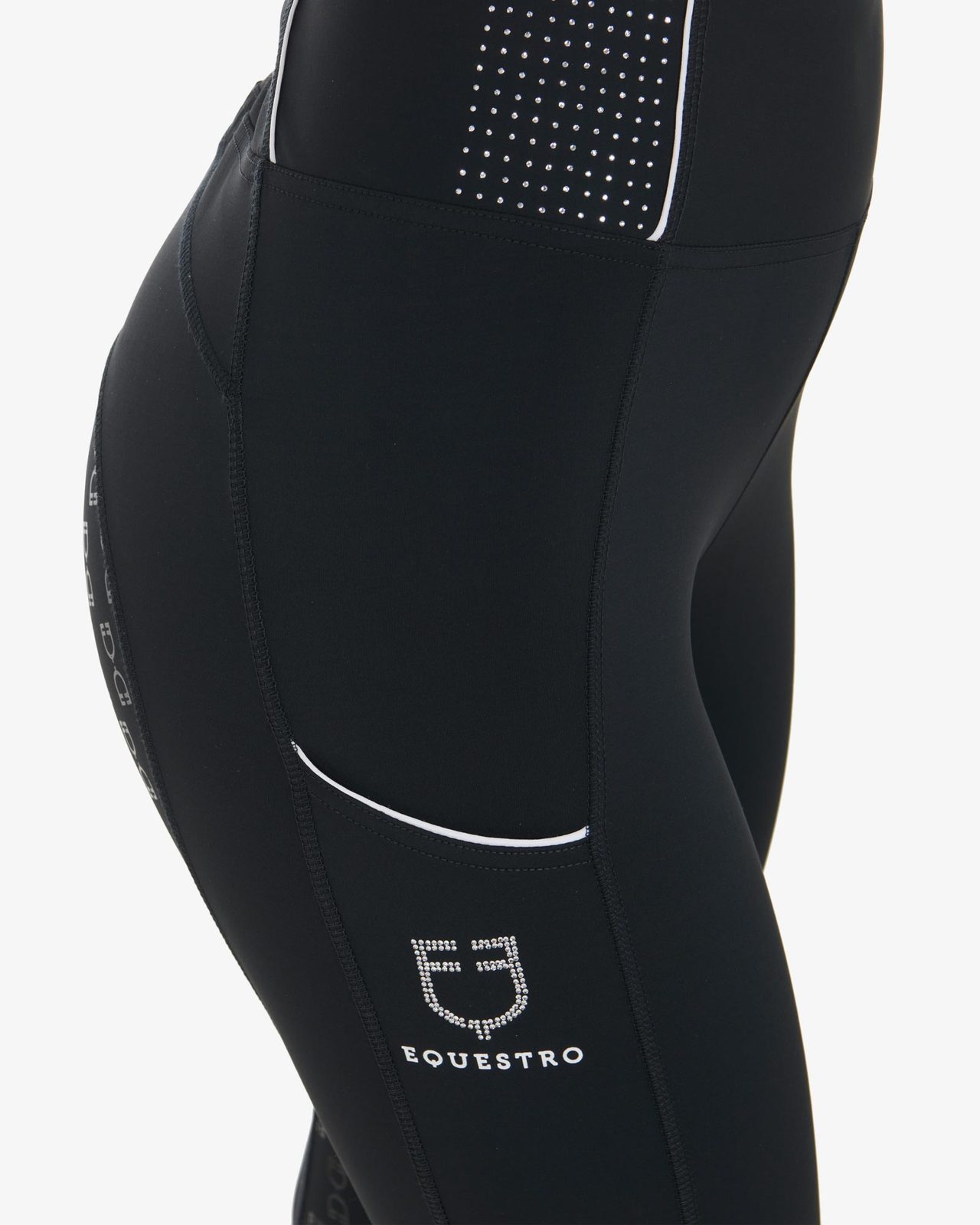 Women's slim fit leggings rhinestones