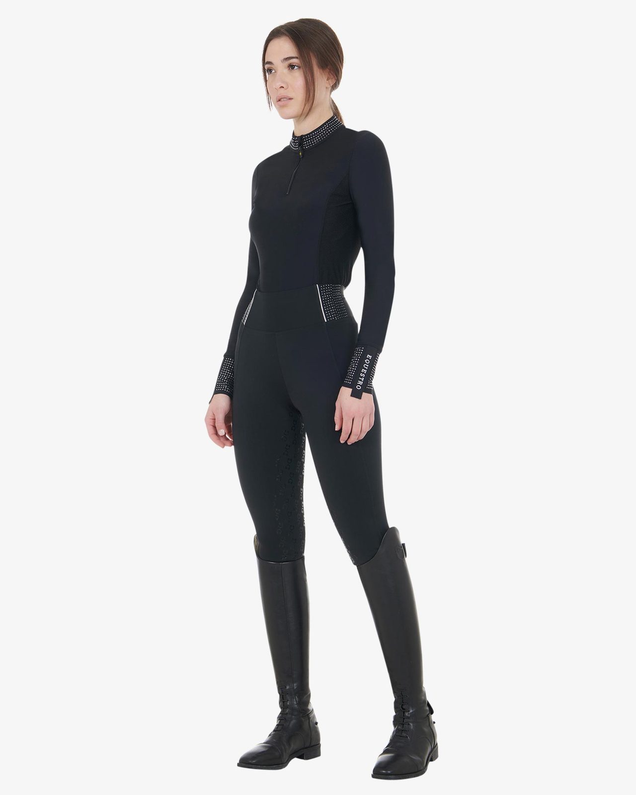 Women's slim fit leggings rhinestones