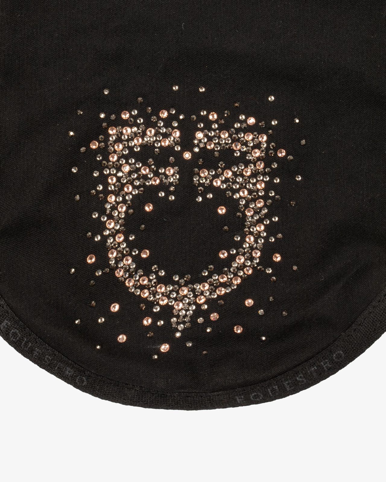 Fly veil technical fabric glitter logo