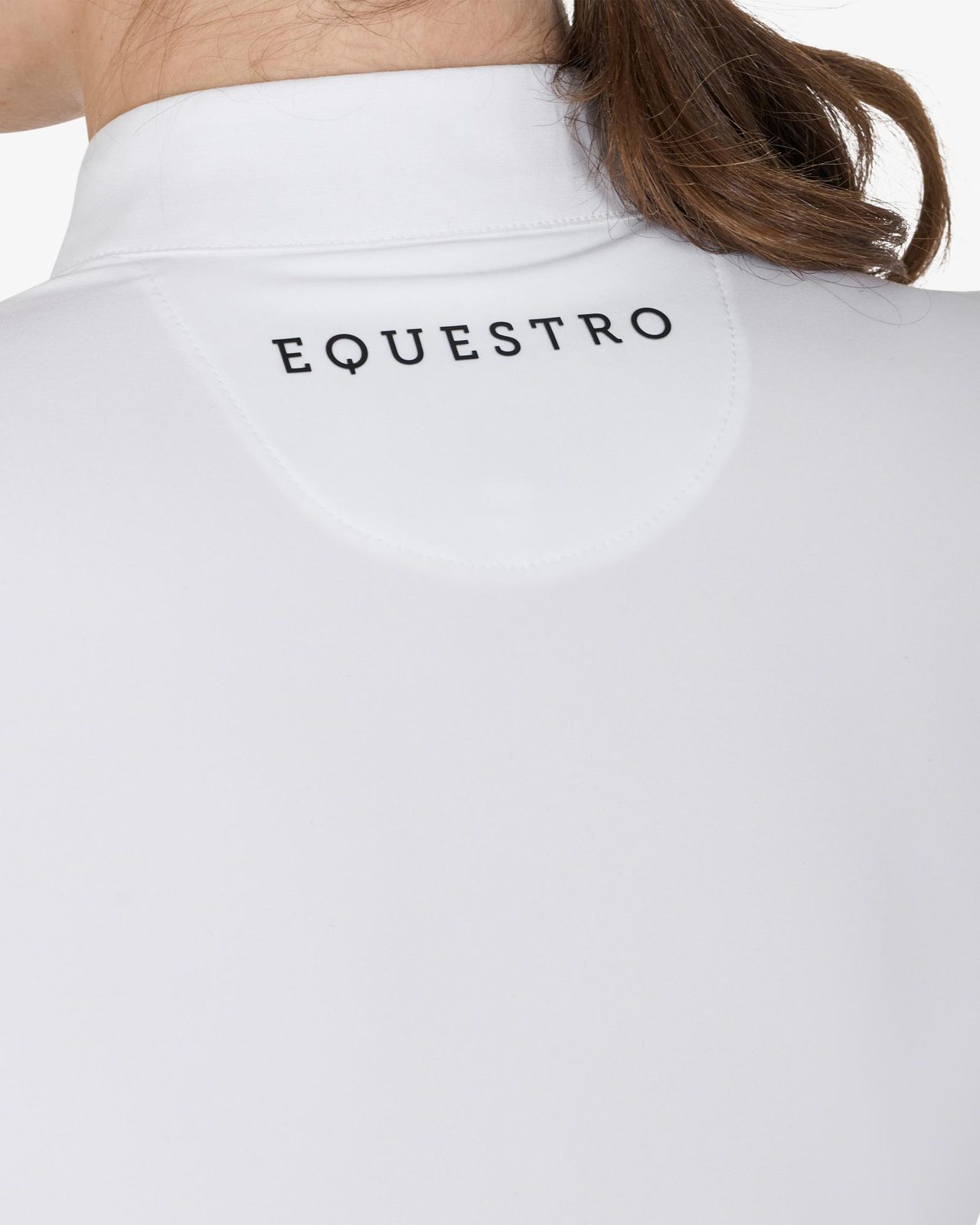 Polo donna slim fit da concorso con bottoni