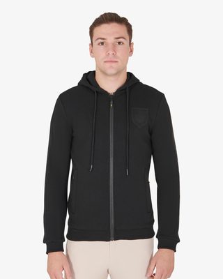 Felpa uomo con cappuccio e pile interno