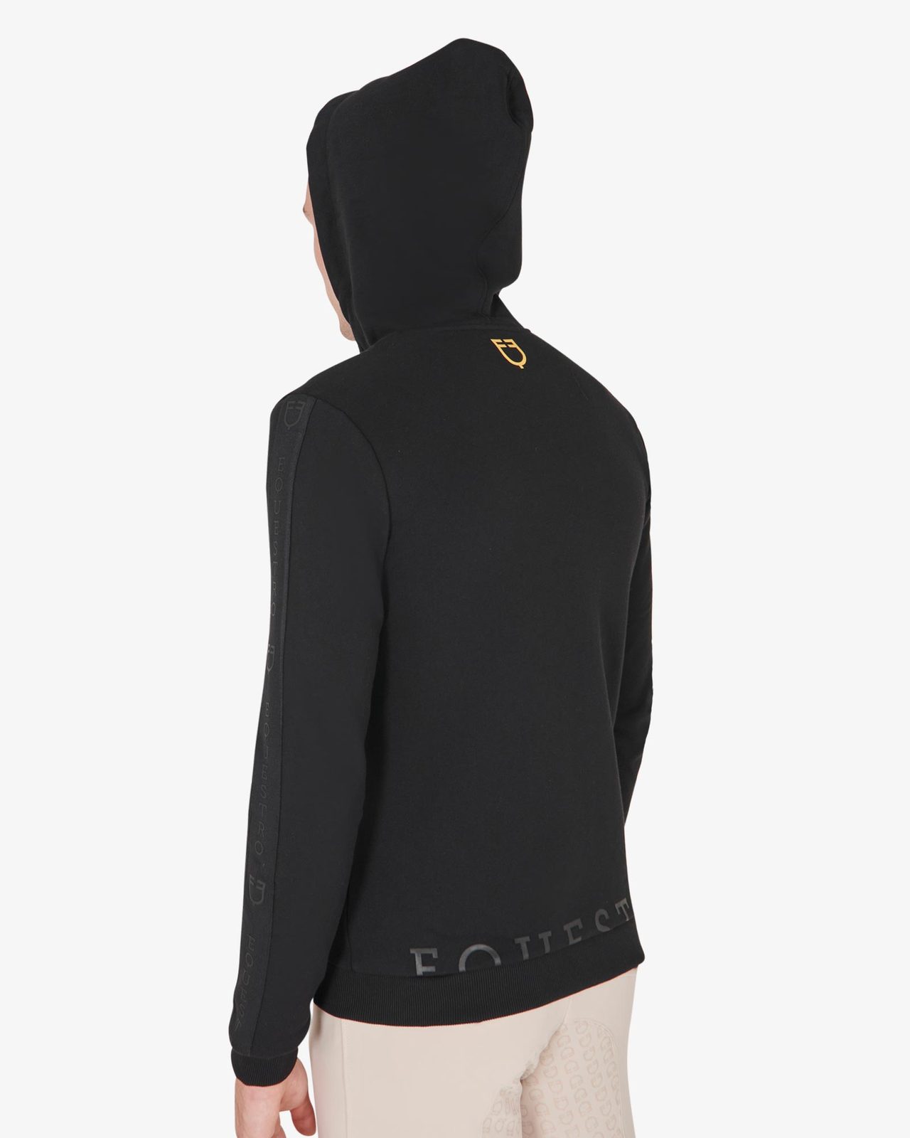 Felpa uomo con cappuccio e pile interno