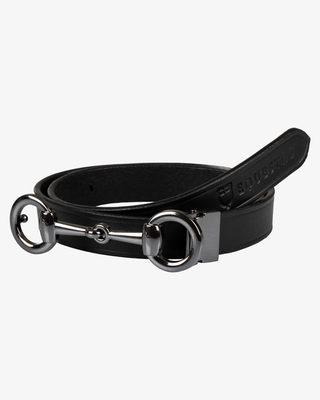 Women's belt snaffle bit buckle