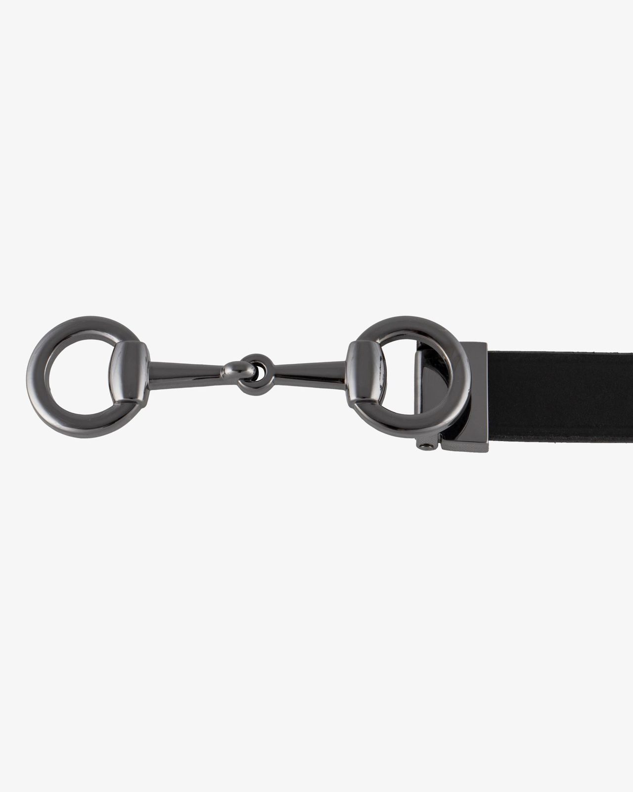 Women's belt snaffle bit buckle