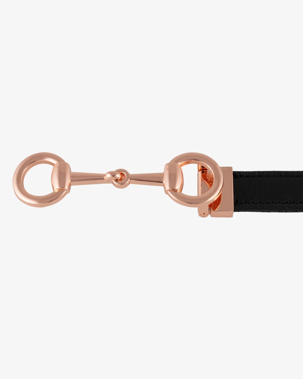 Women's clincher belt snaffle bit buckle