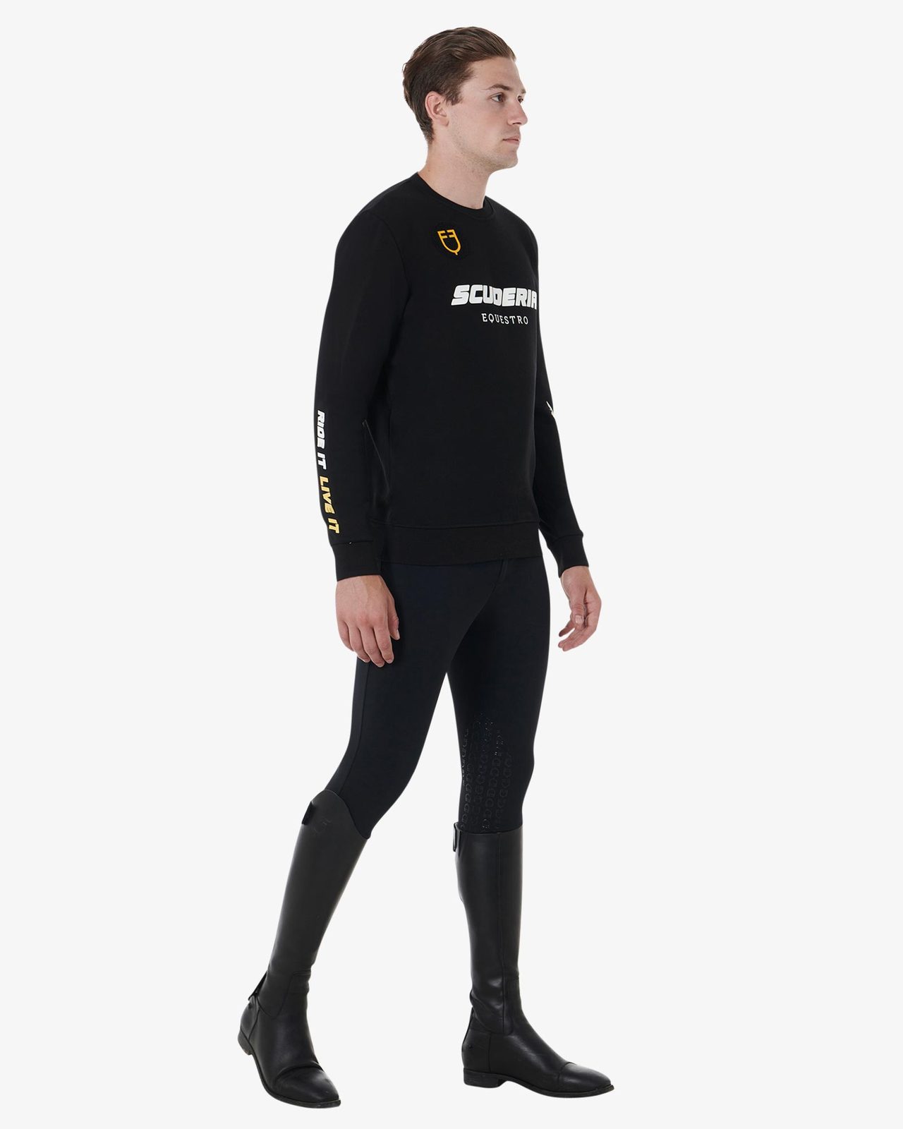 Felpa uomo girocollo Scuderia Equestro
