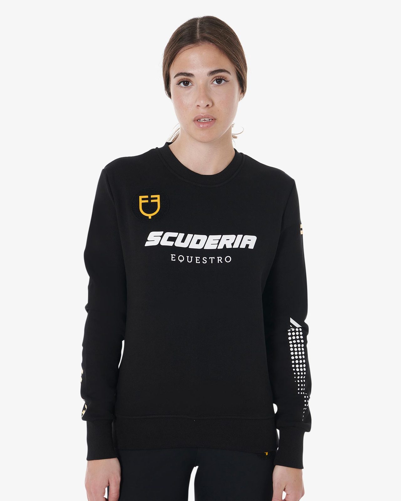 Felpa donna girocollo Scuderia Equestro