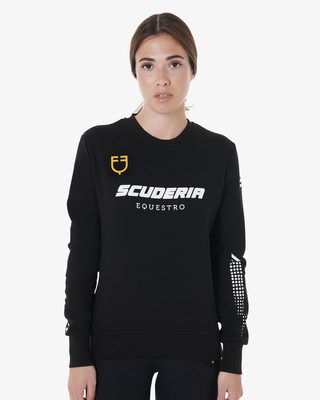 Felpa donna girocollo Scuderia Equestro