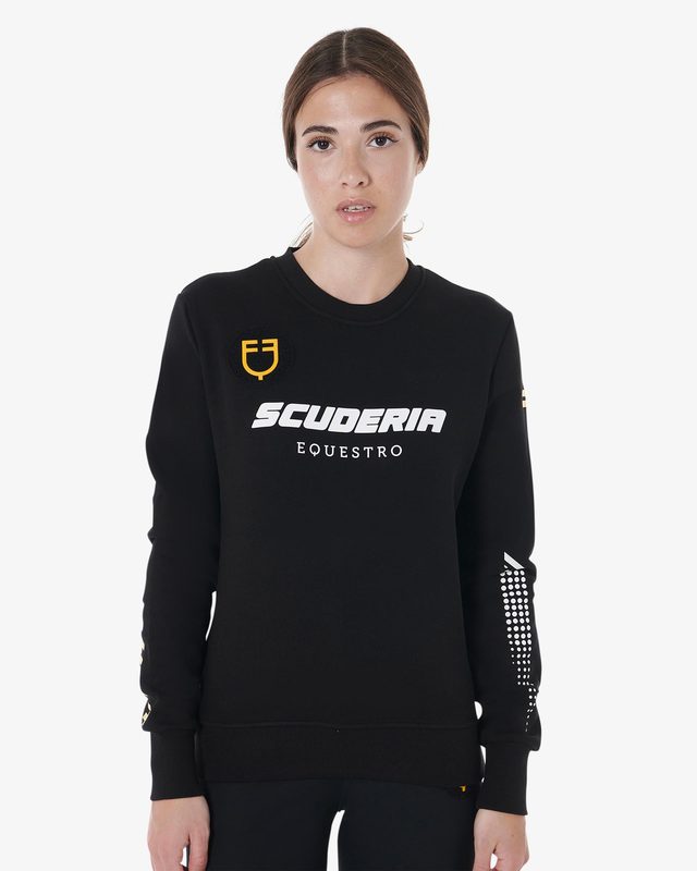 Felpa donna girocollo Scuderia Equestro
