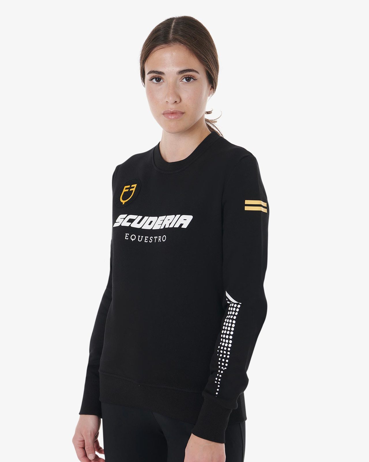 Felpa donna girocollo Scuderia Equestro