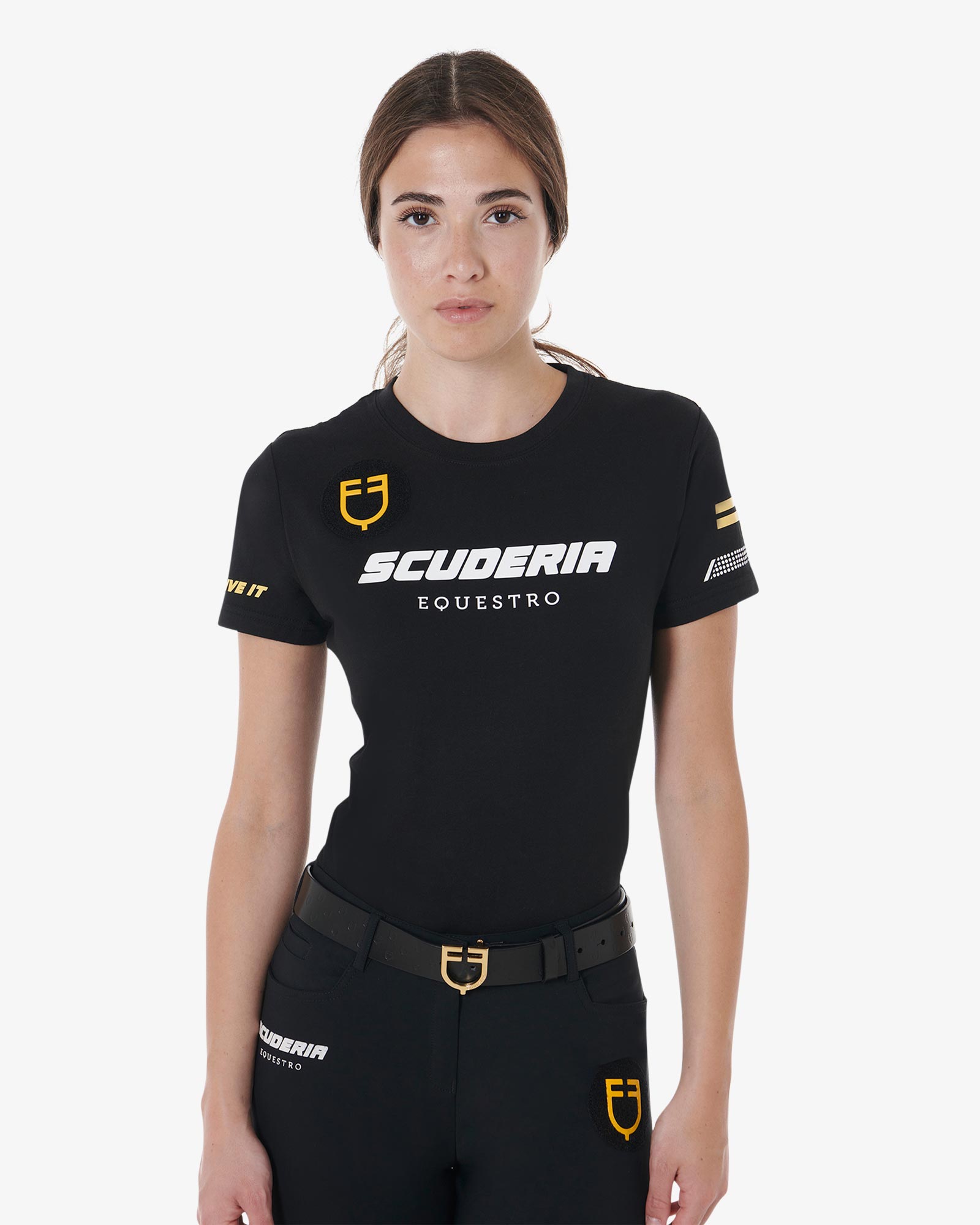 T-shirt donna slim fit Scuderia Equestro