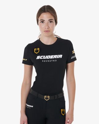 T-shirt donna slim fit Scuderia Equestro