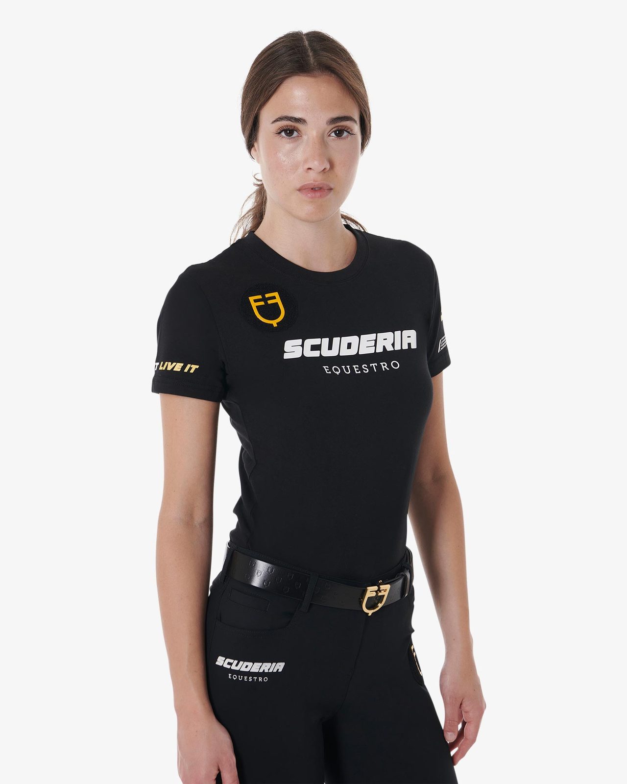 T-shirt donna slim fit Scuderia Equestro