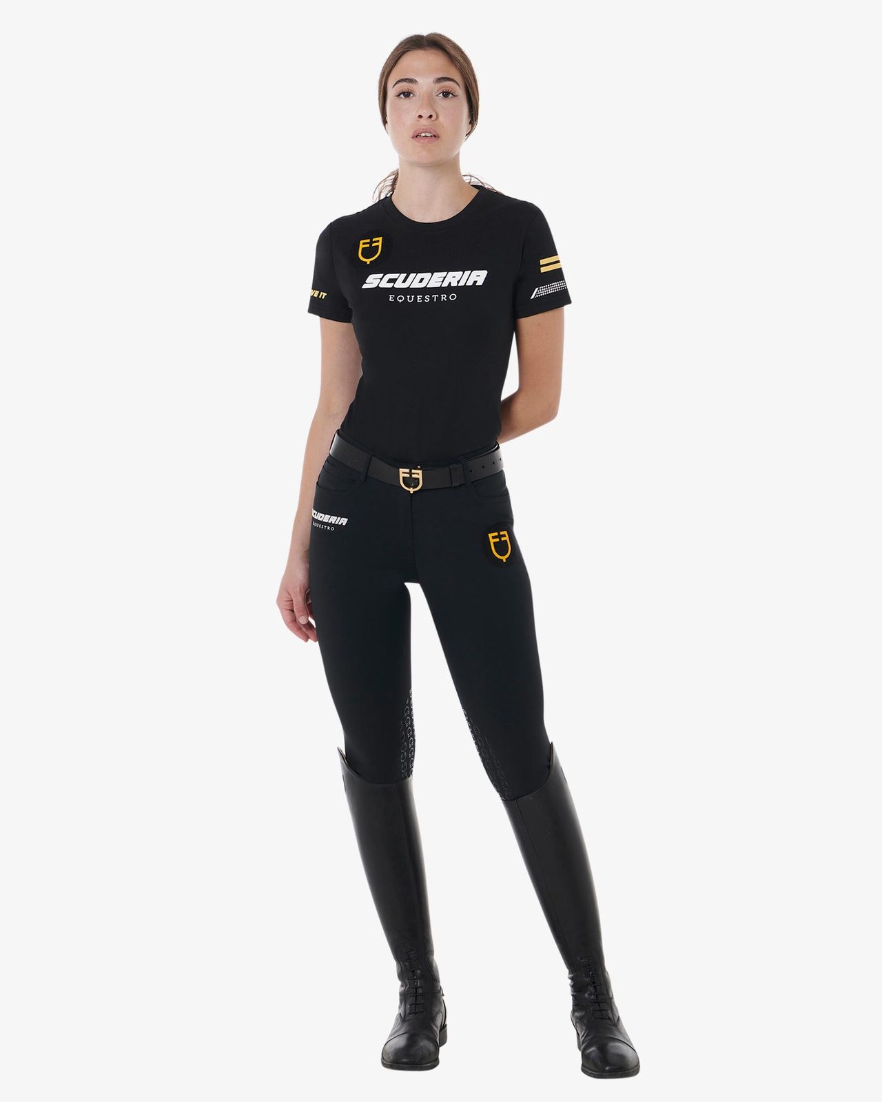 T-shirt donna slim fit Scuderia Equestro