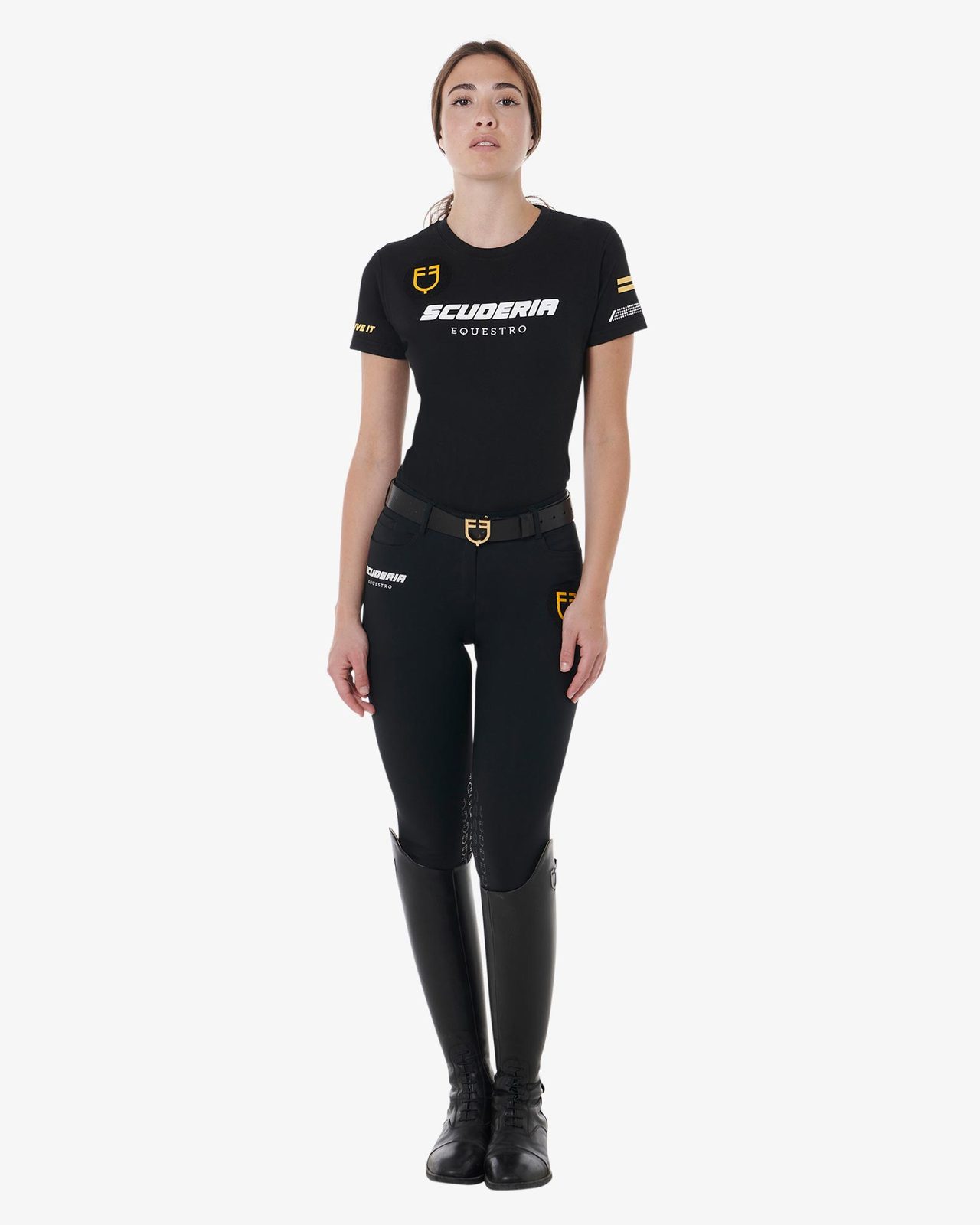T-shirt donna slim fit Scuderia Equestro