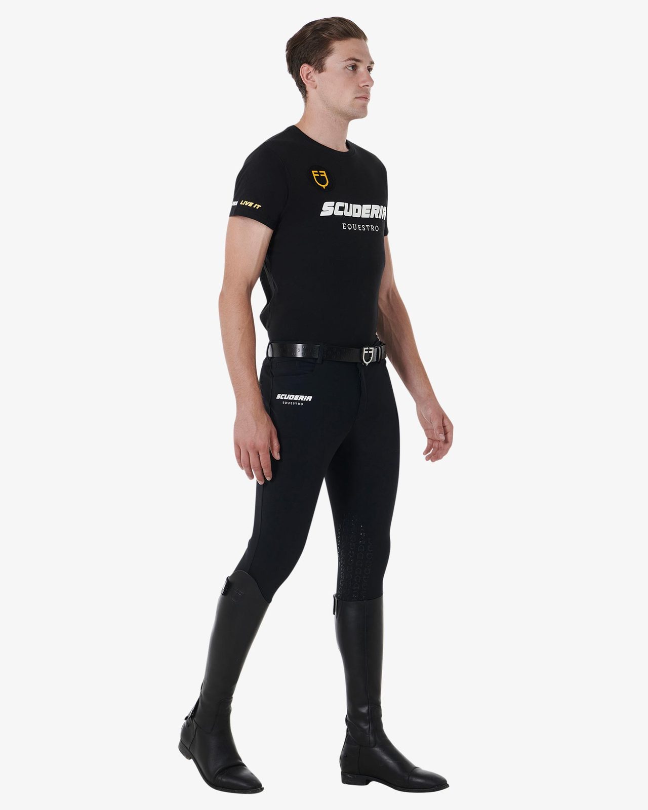 T-shirt uomo cotone stretch Scuderia Equestro