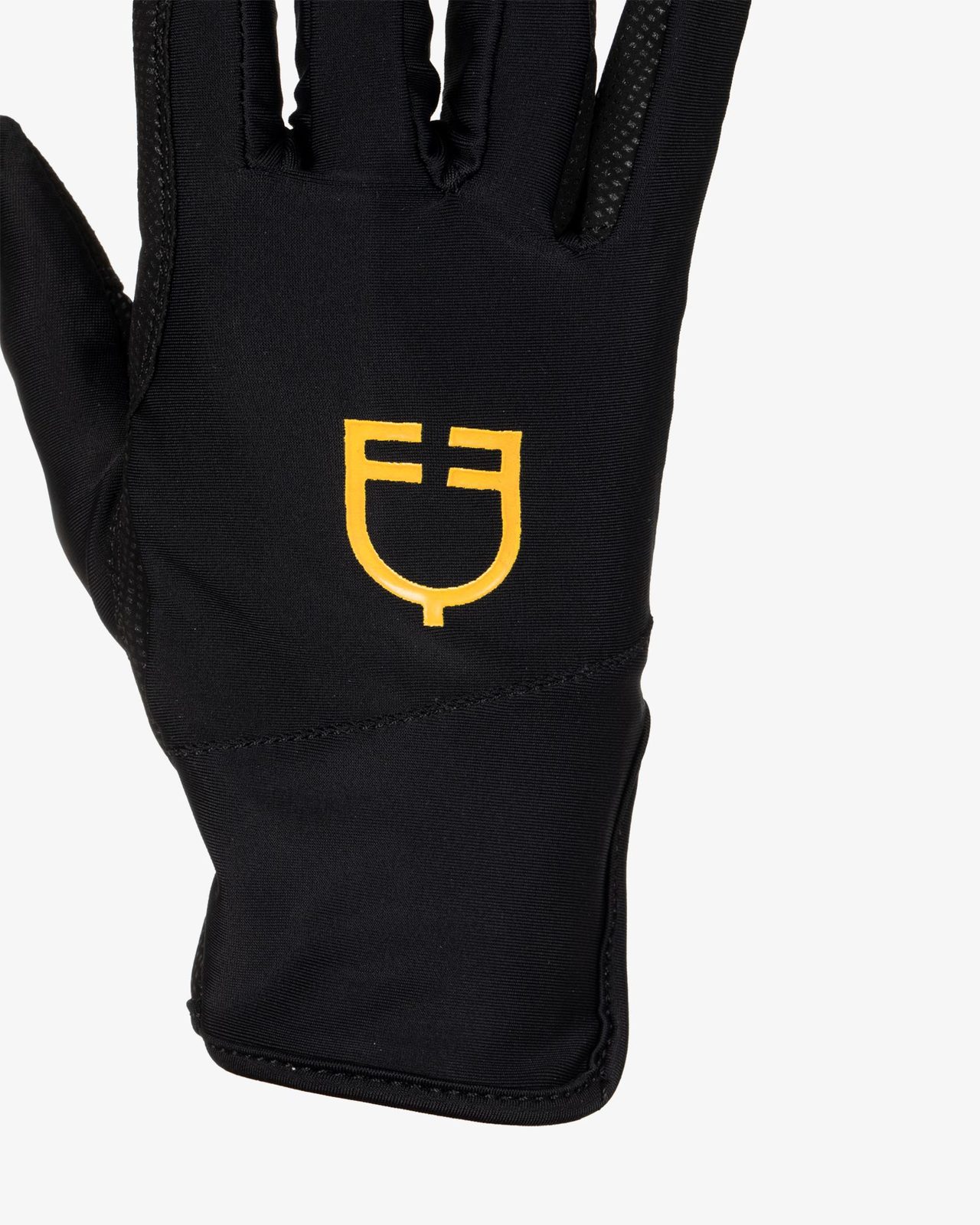 Guanti donna in speciale tessuto in elastan con logo