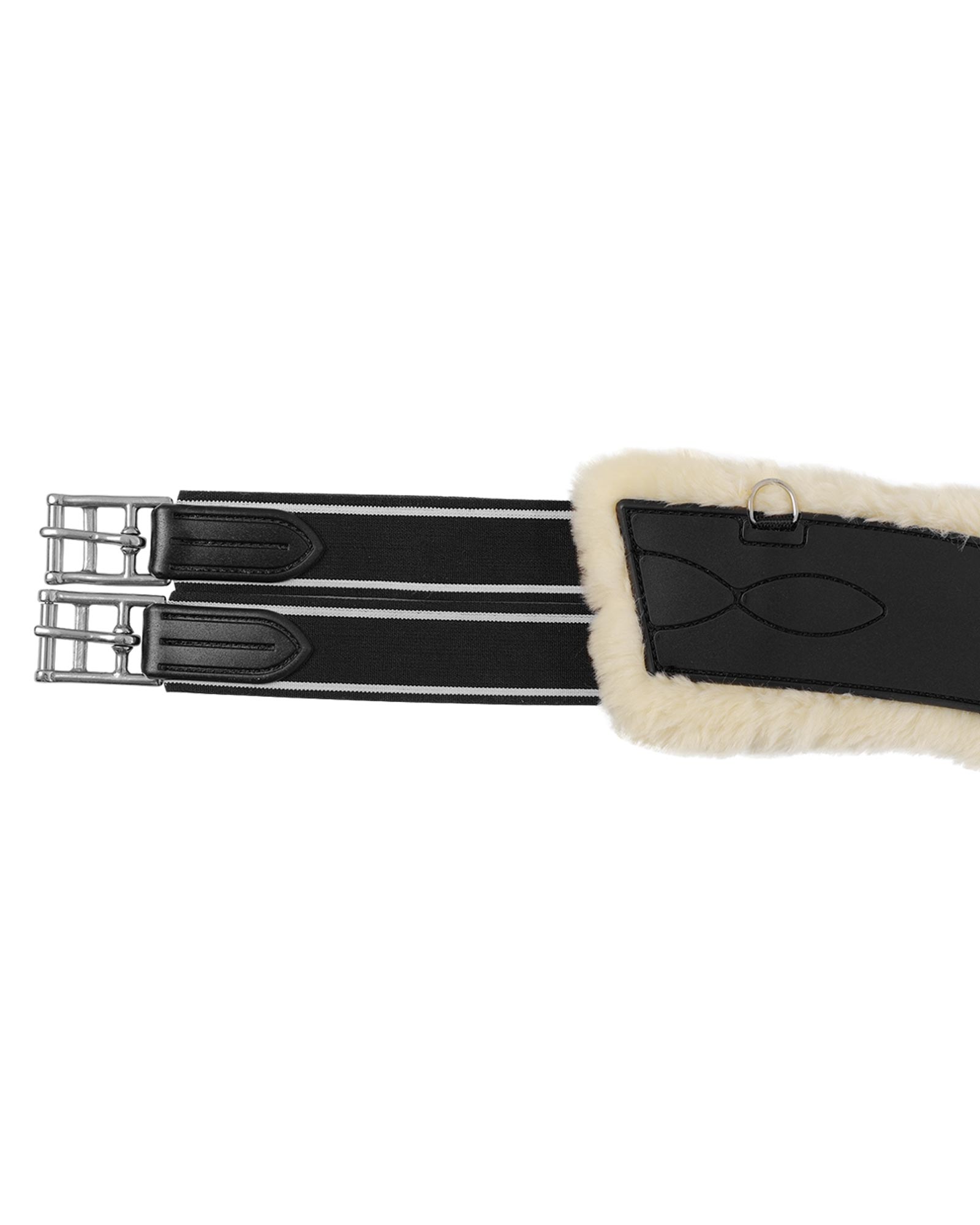 Jumping stud guard girth Classic gel PVC detachable faux sheepskin