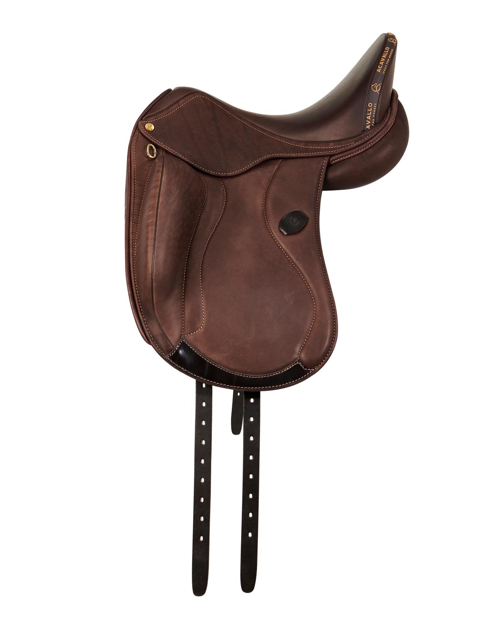 Sella AP Dressage Event Pelle Marrone – Staffe In Pelle Inglese 1/54 2 Strati OFFERTA