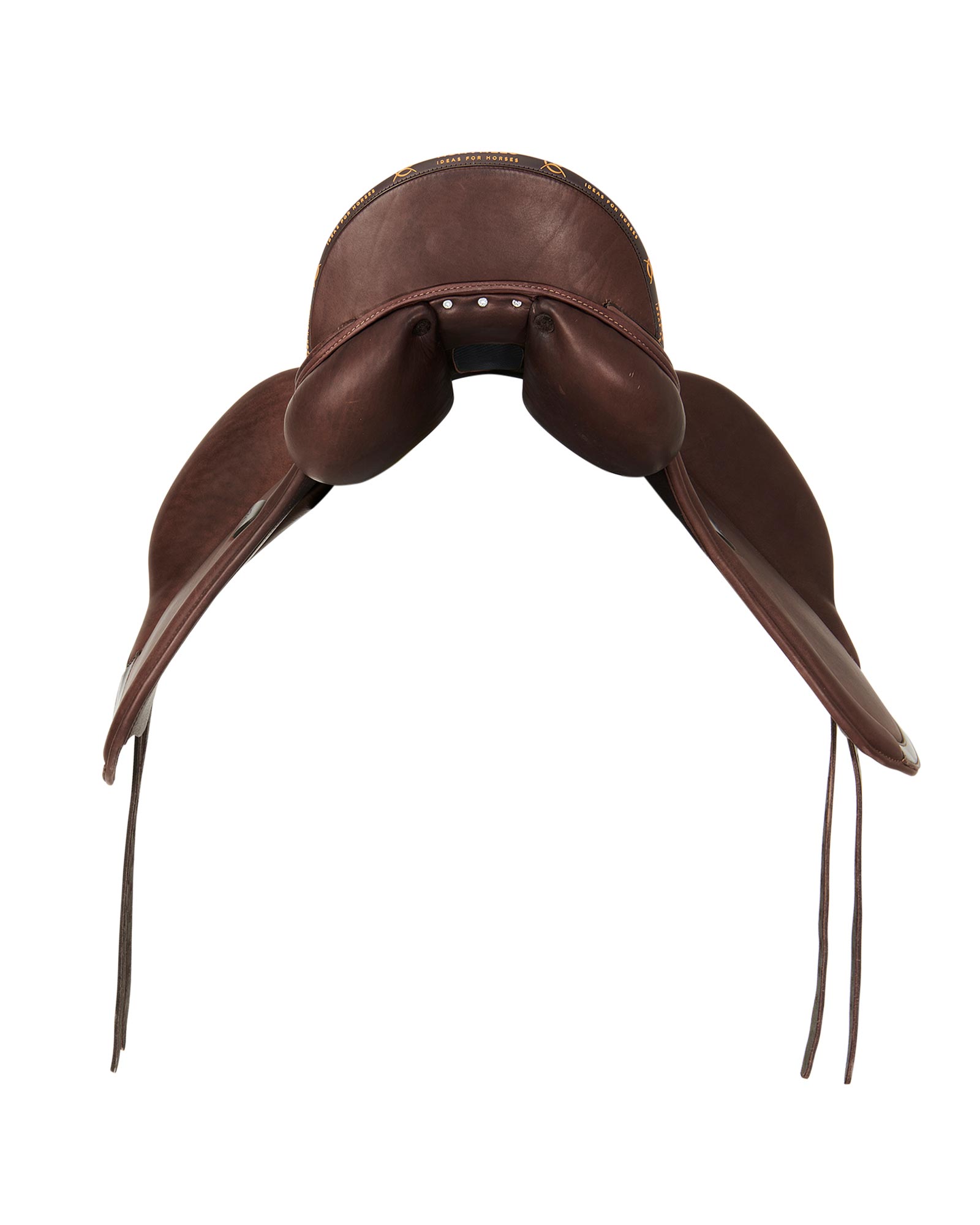 Mantegna dressage saddle long knee blocks