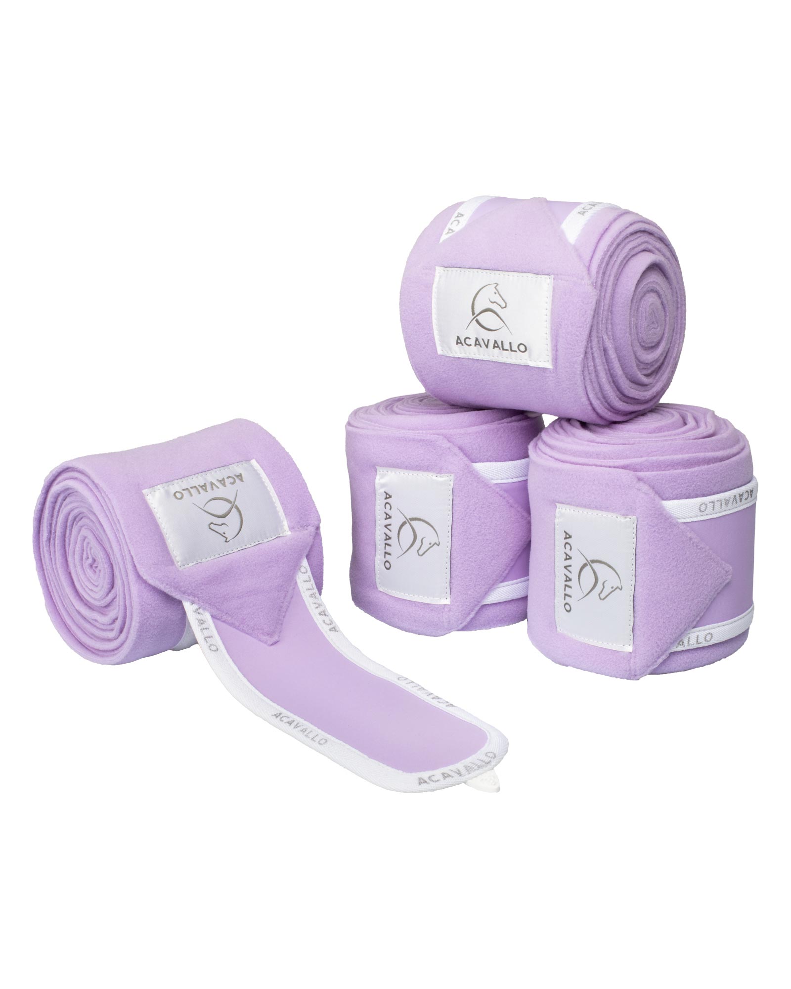 Anti-pilling fleece bandages hook-and-loop closure fastening