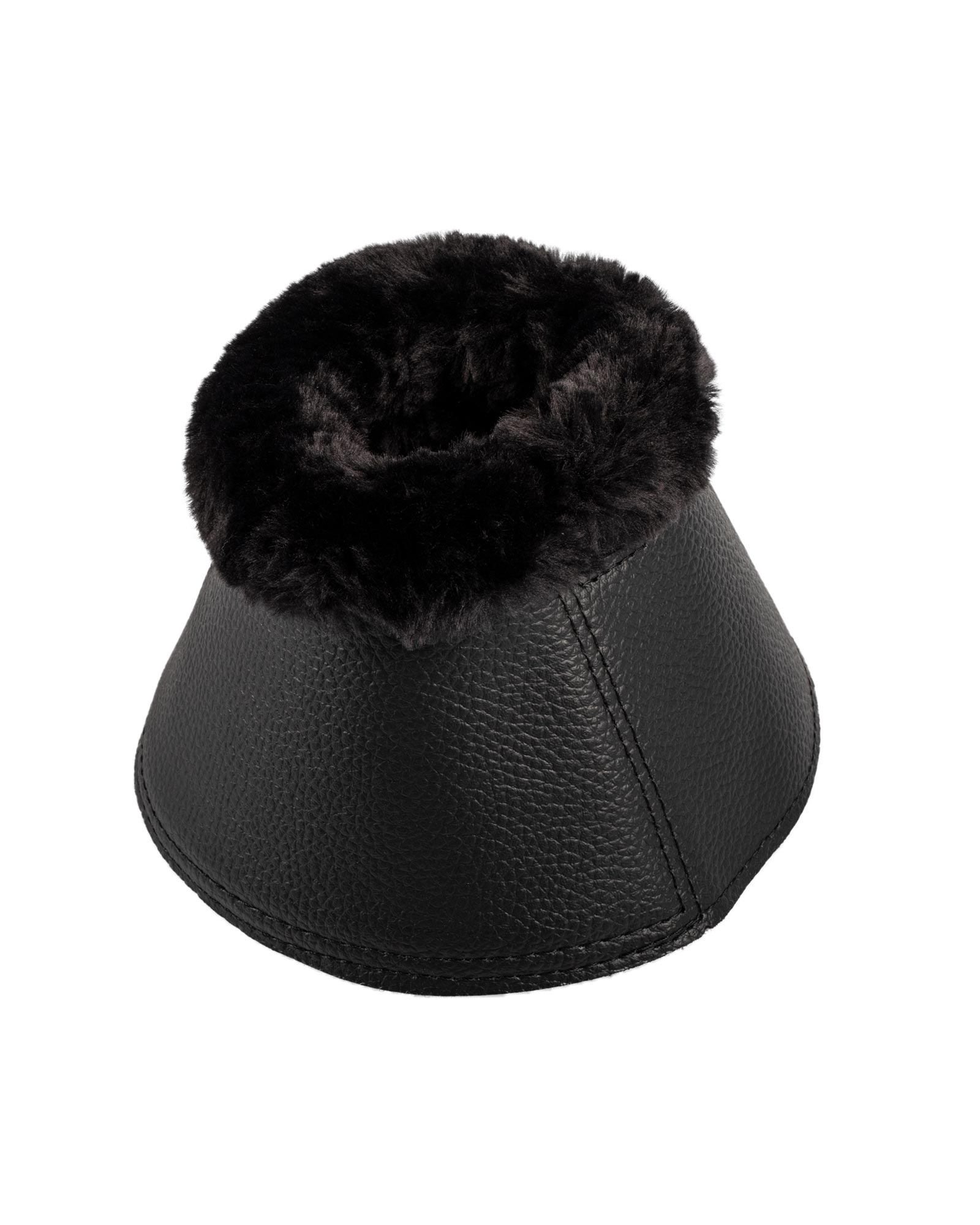 Bell boots faux sheepskin & hook-and-loop closure