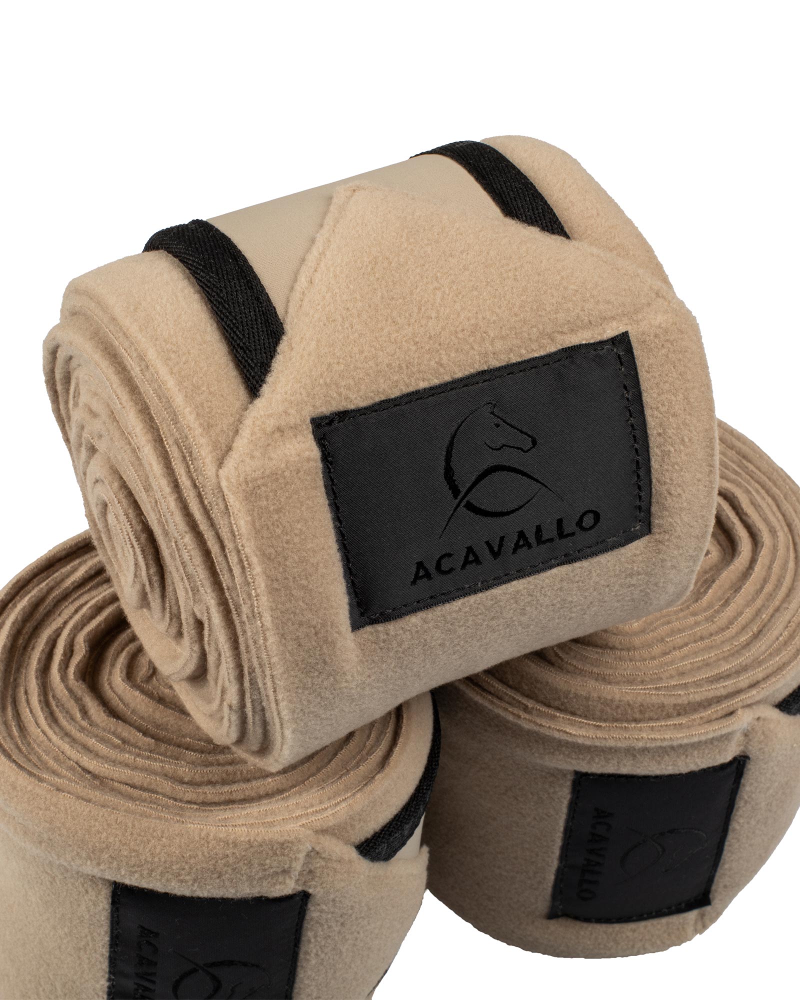 Anti-pilling fleece bandages hook-and-loop closure fastening