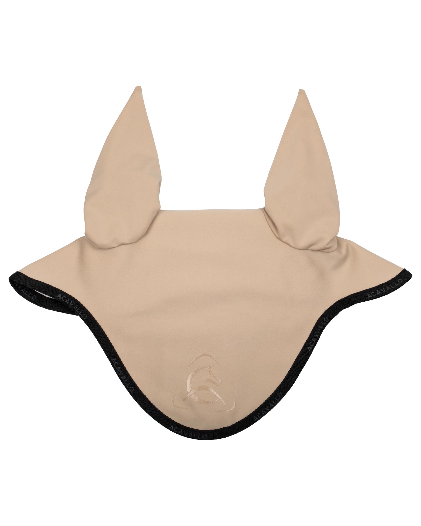 Elastane fly veil silicone logo