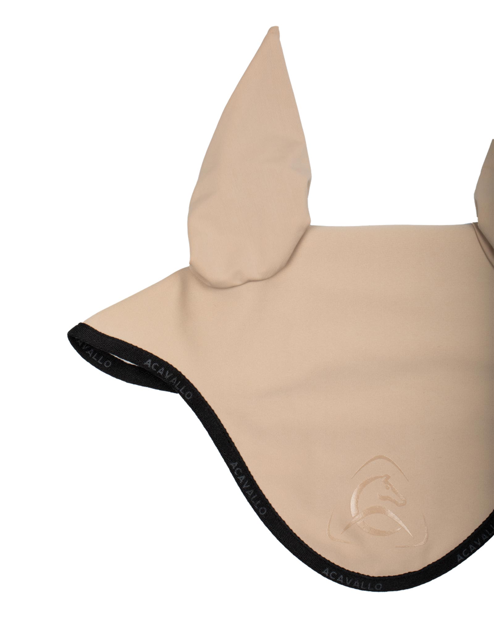 Elastane fly veil silicone logo