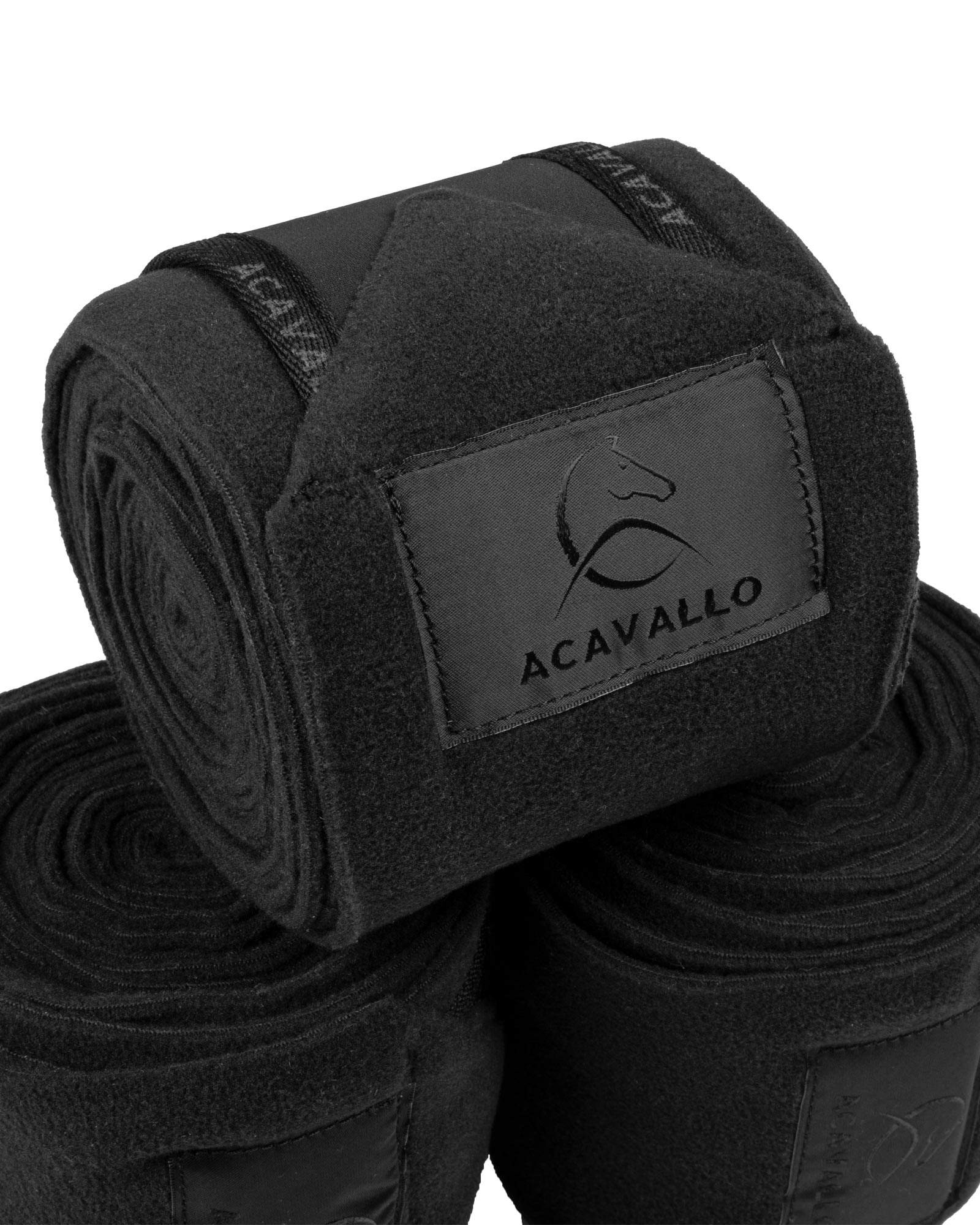 Anti-pilling fleece bandages hook-and-loop closure fastening