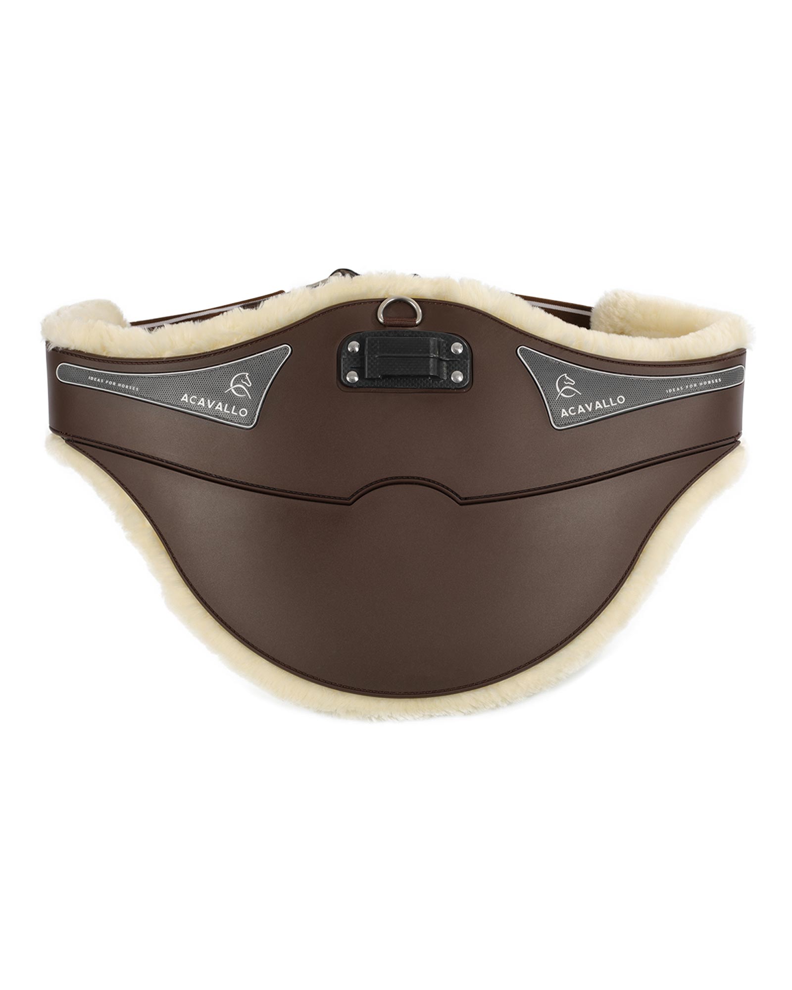 Jumping stud guard girth Classic gel PVC detachable faux sheepskin