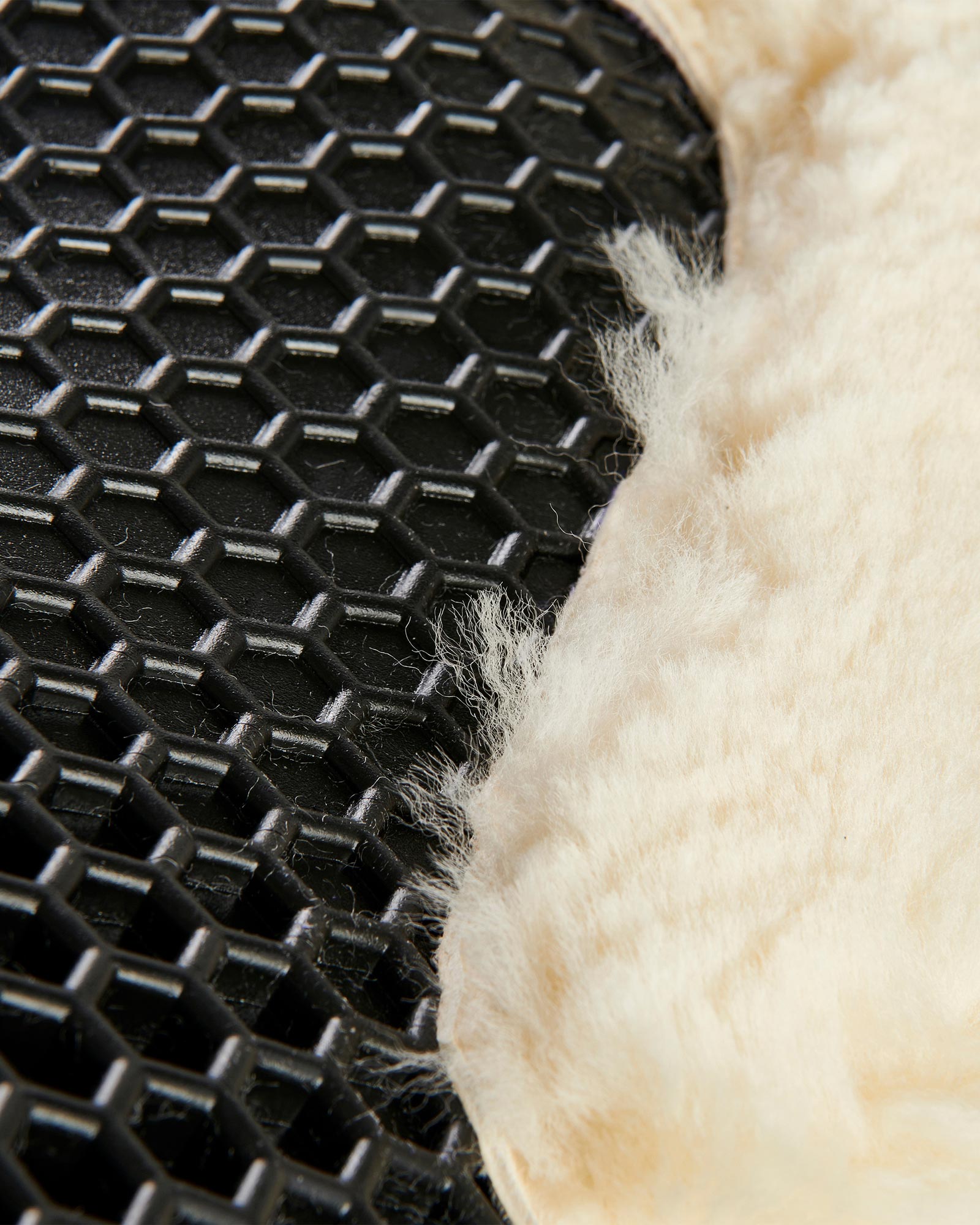 Pad MF-S WFS suede rear sheepskin Hexagonal gel front riser