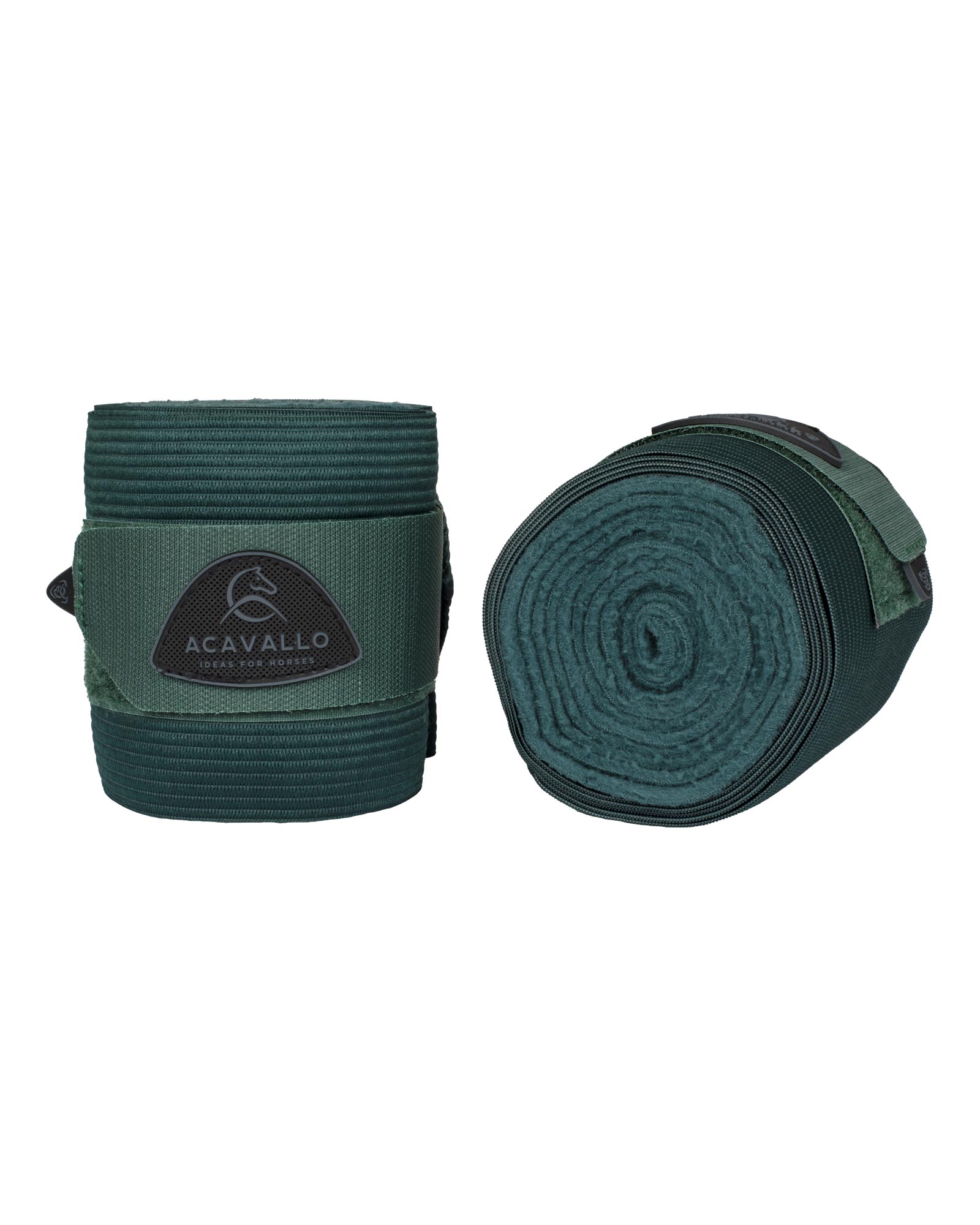 Elasticated exercise bandages fleece