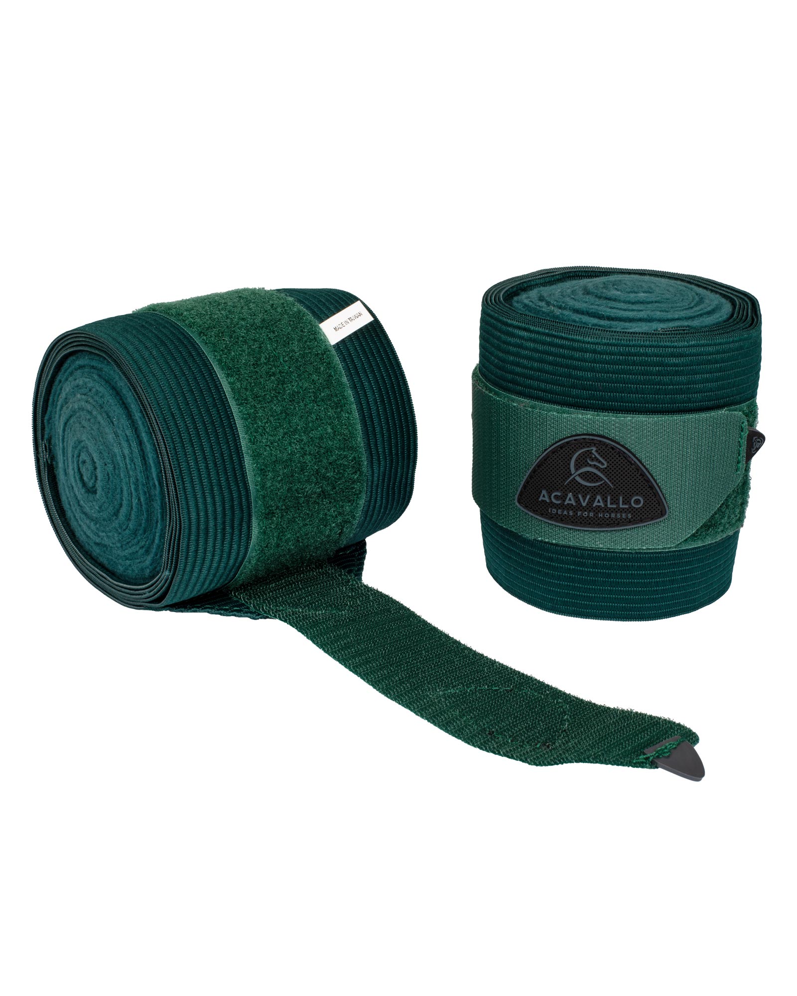 Elasticated exercise bandages fleece