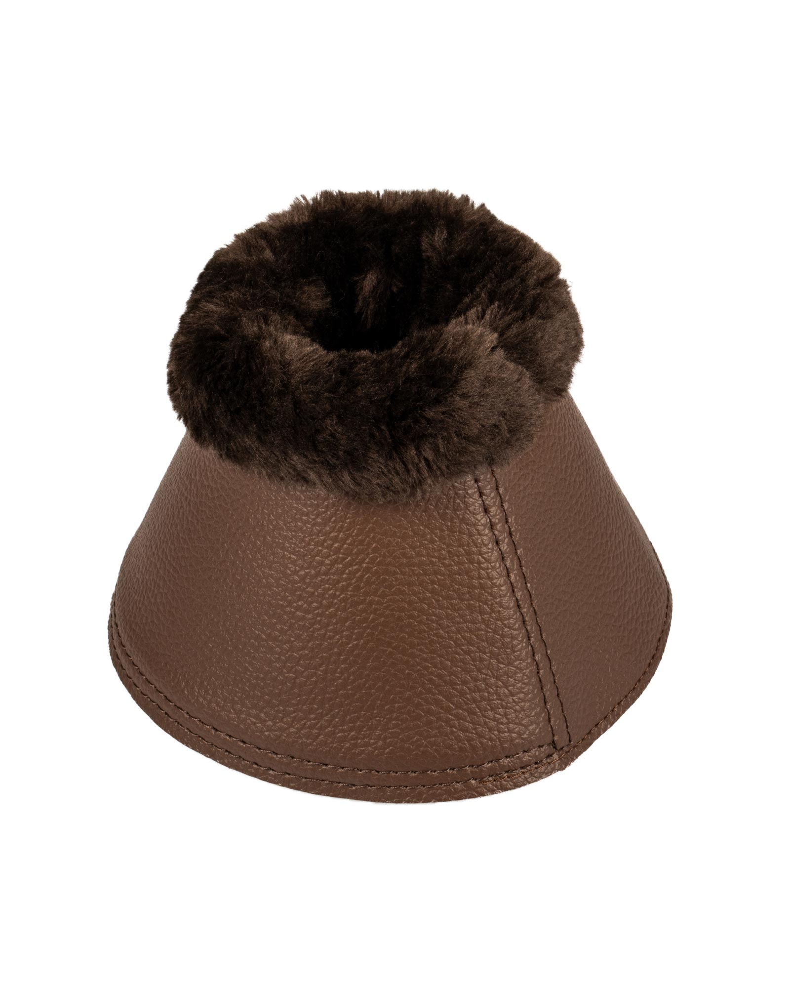 Bell boots faux sheepskin & hook-and-loop closure