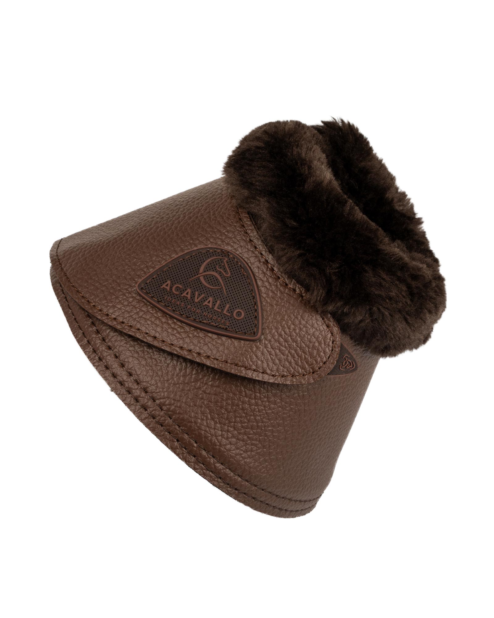 Bell boots faux sheepskin & hook-and-loop closure