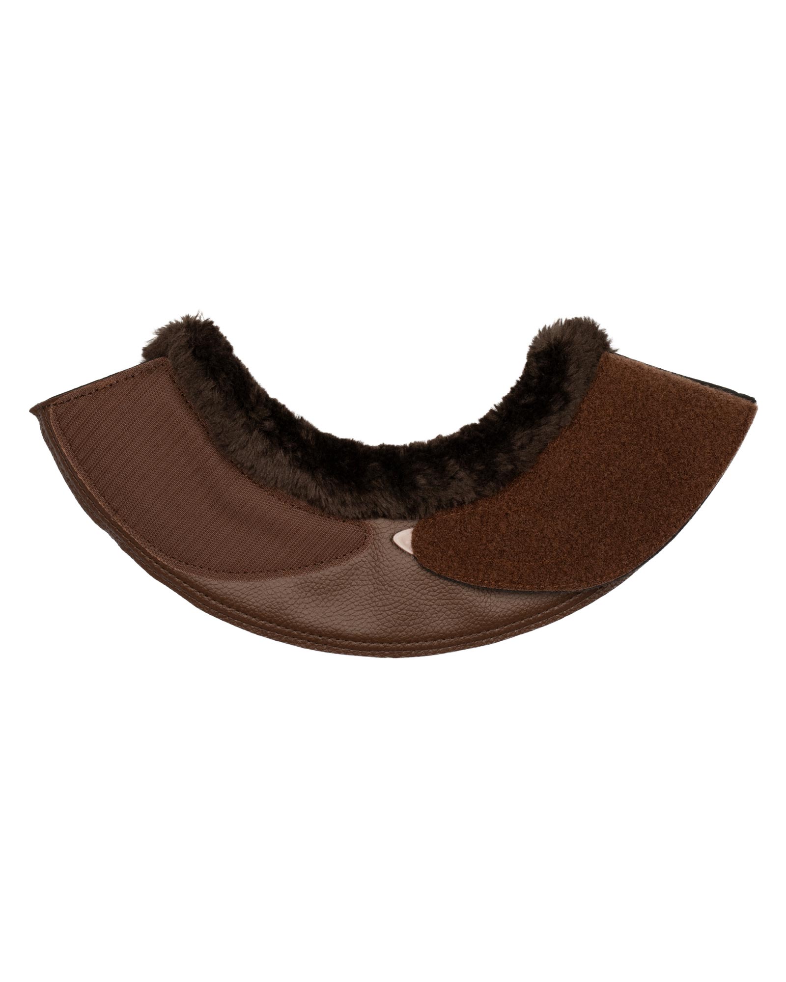 Bell boots faux sheepskin & hook-and-loop closure