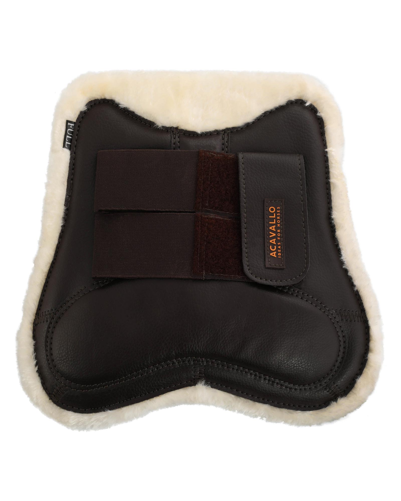 Gamaschen Springen aus Eco-Leder mit Eco-Fell