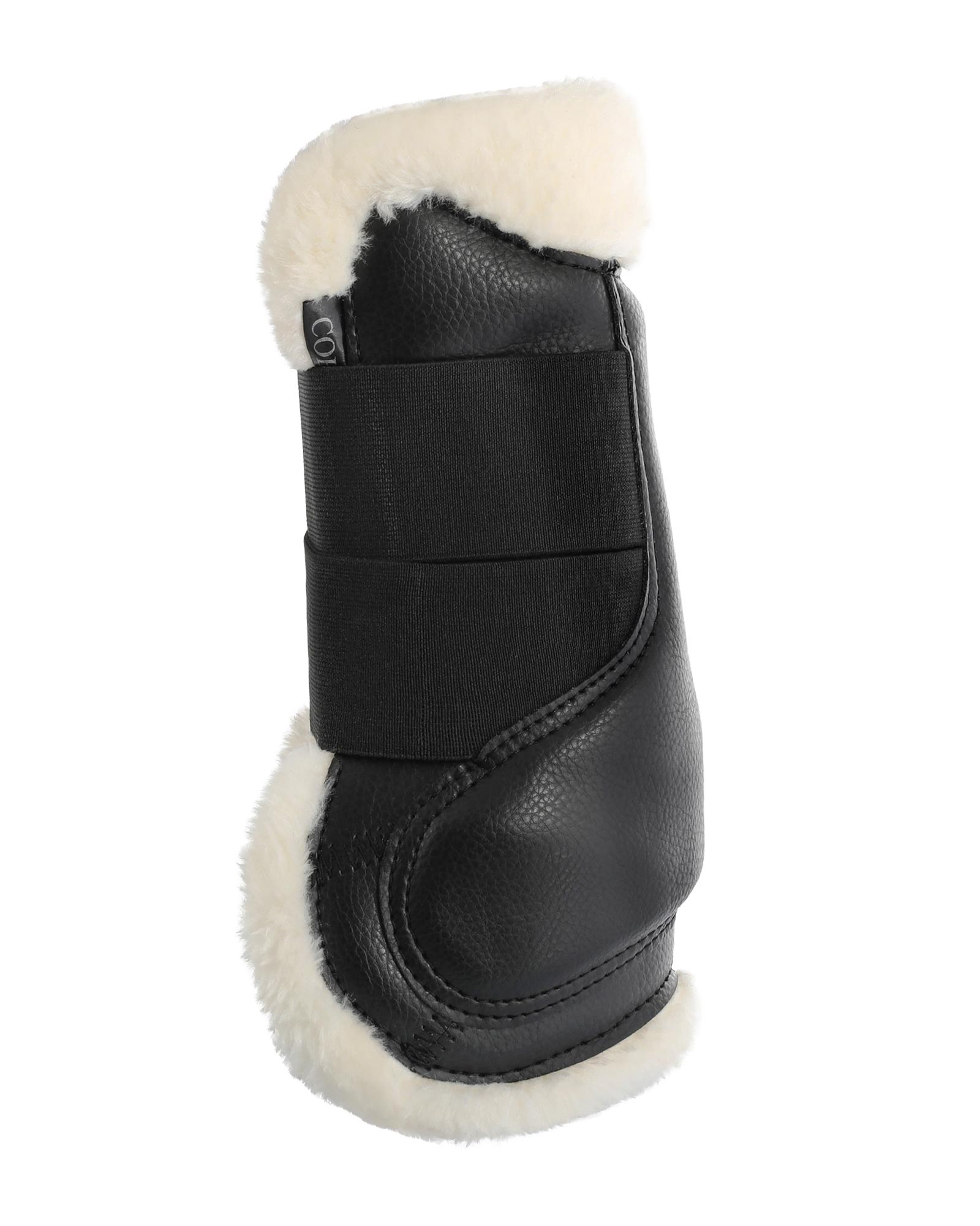 Gamaschen Springen aus Eco-Leder mit Eco-Fell