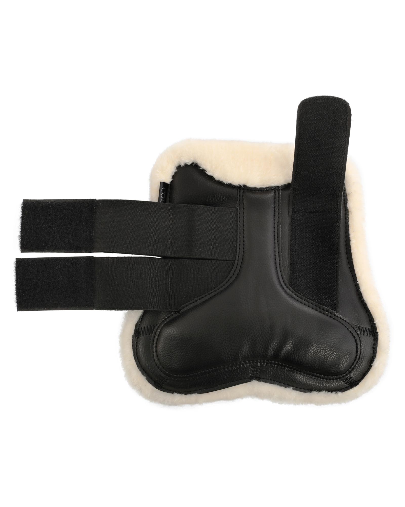Gamaschen Springen aus Eco-Leder mit Eco-Fell