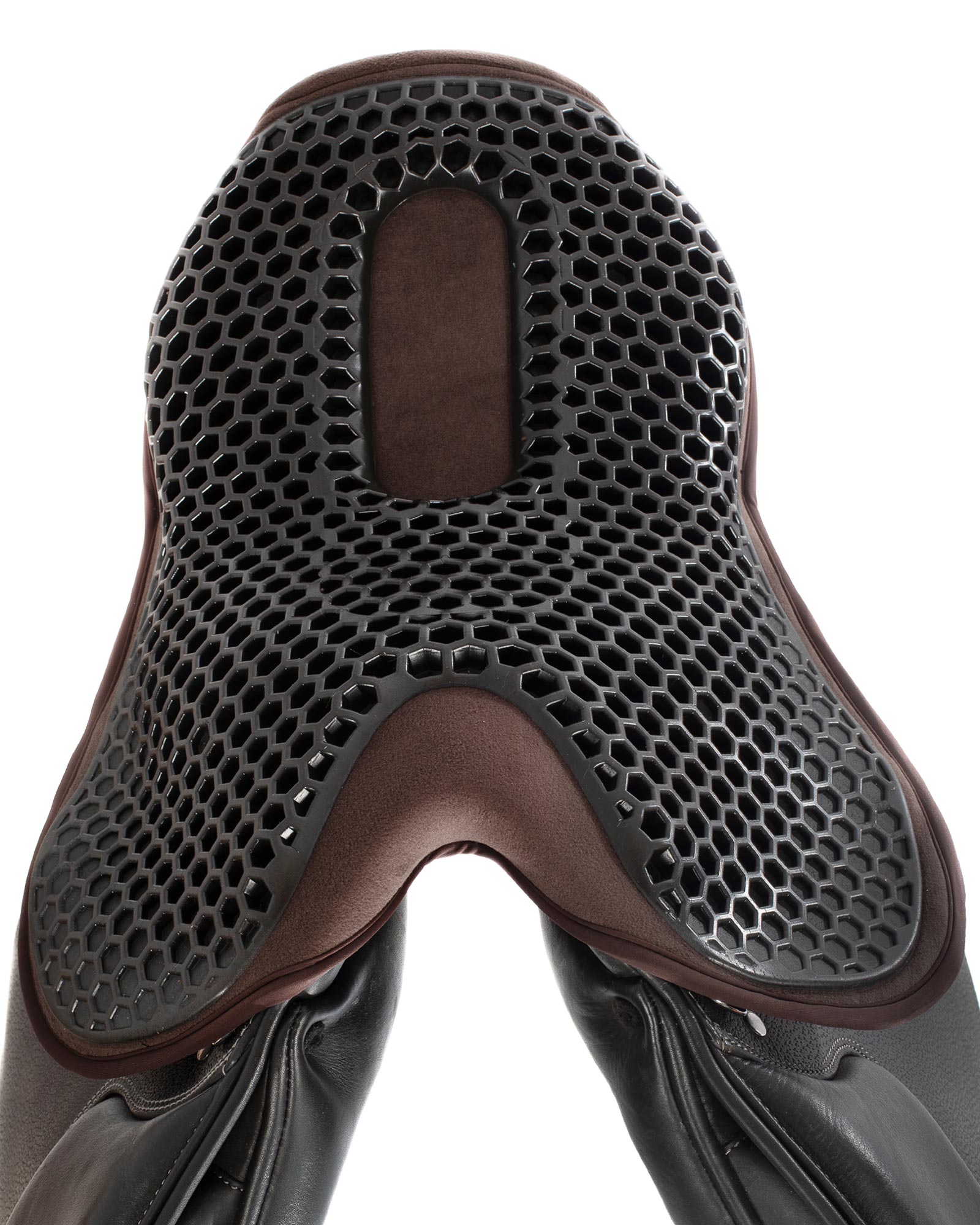 Ortho-Coccyx seat saver jumping Hexagonal gel-out Dri-lex 20mm