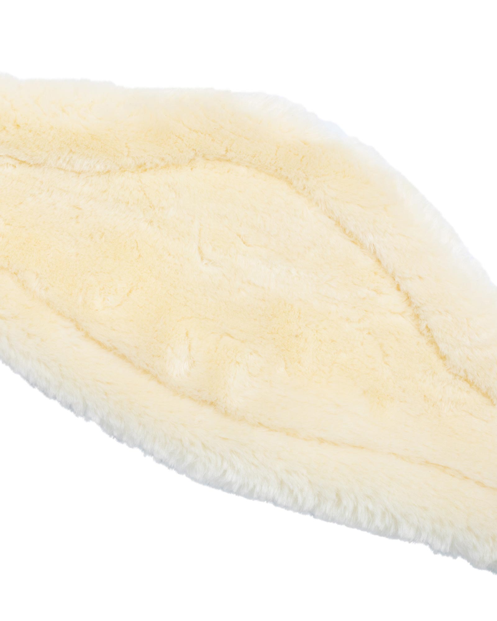 Jumping girth leather & removable faux sheepskin
