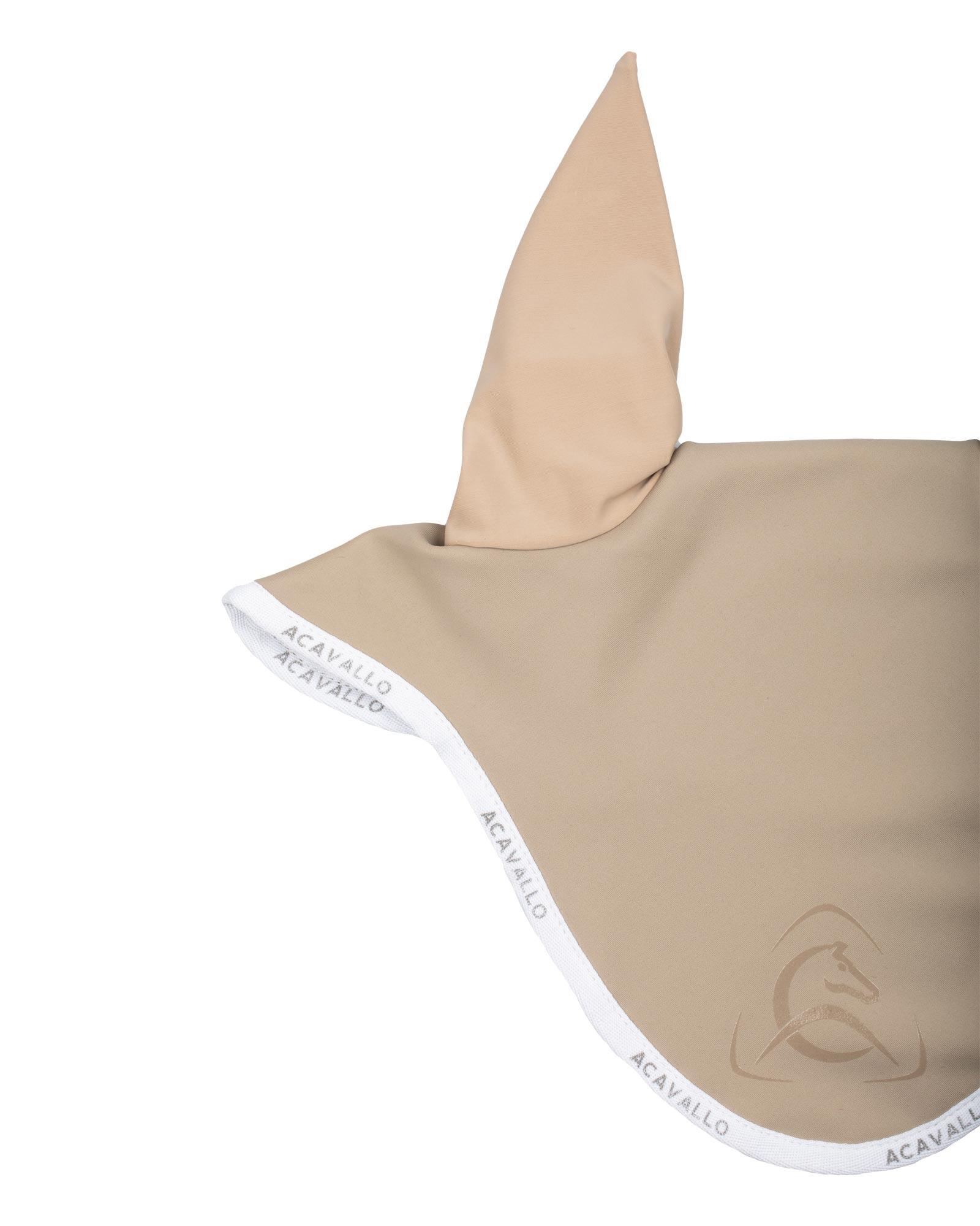 Elastane fly veil silicone logo
