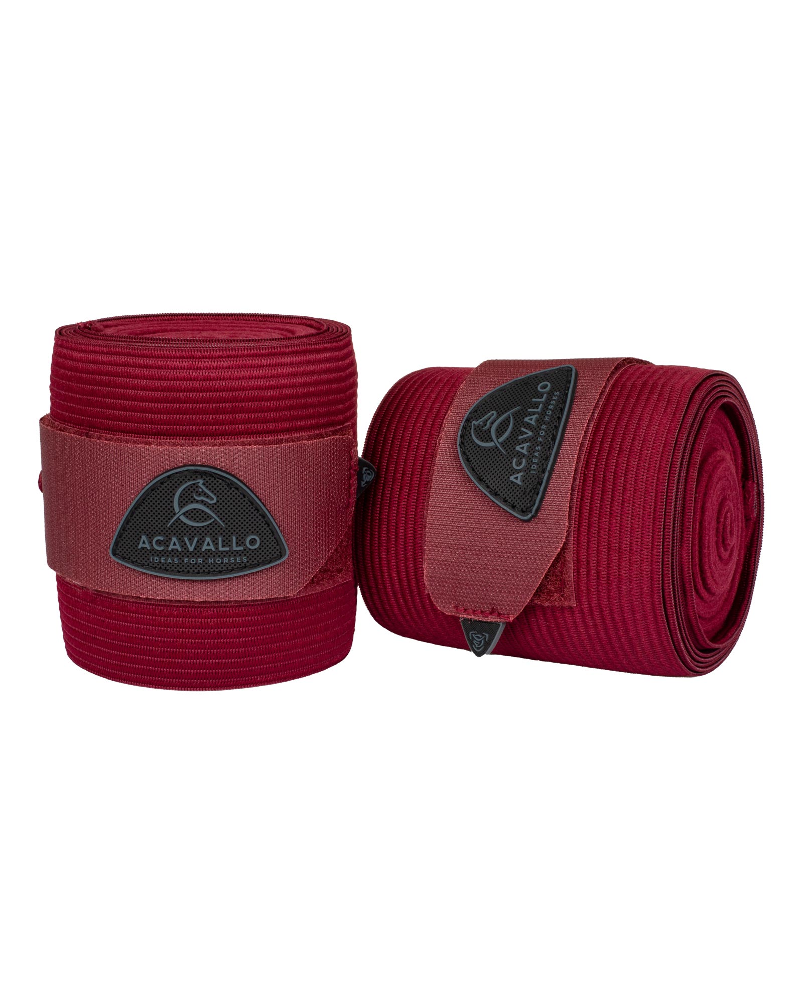 Elasticated exercise bandages fleece